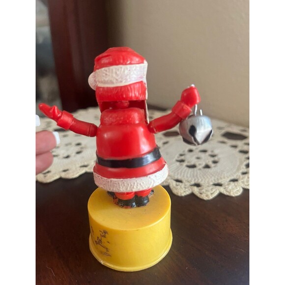 Vintage Toy Push Button Santa Claus - Picture 4 of 8